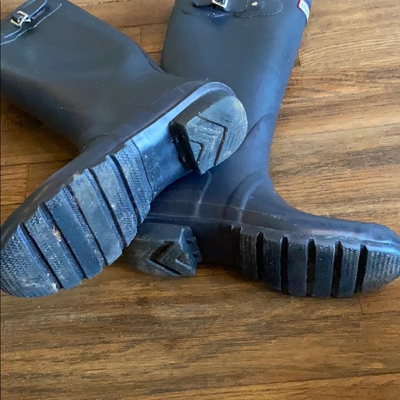 Hunter Original Tall Rain Boot Size 10 Navy - Picture 8 of 8